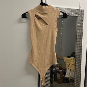 fashion nova asymmetrical turtle neck bodysuit